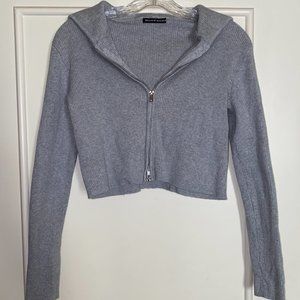 Brandy Melville - Arden Cropped Zip-Up